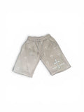LUMIVOR WORLDWIDE OVERSIZED Embroidered Rhinestone Cross Heavyweight Sweat-Shorts